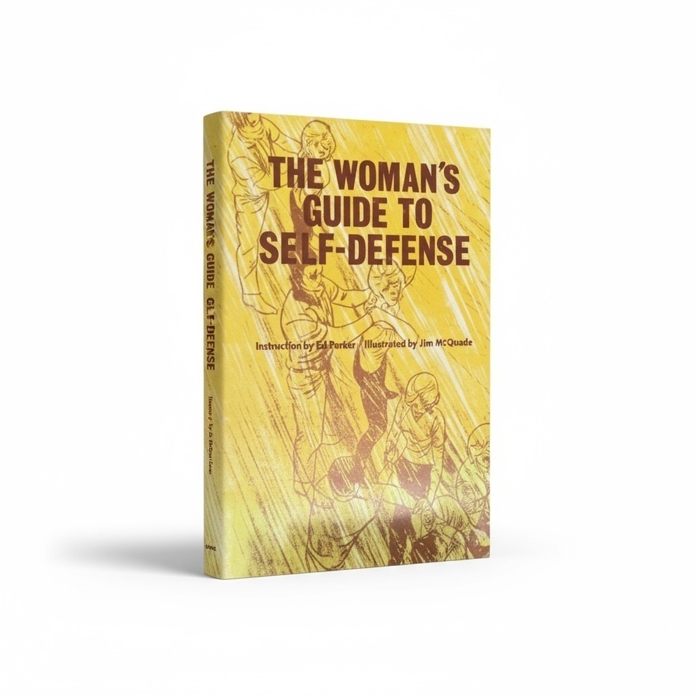 RETRO BOOK The Woman's Guide to Self-Defense Illustrated Book Feminist Vintage